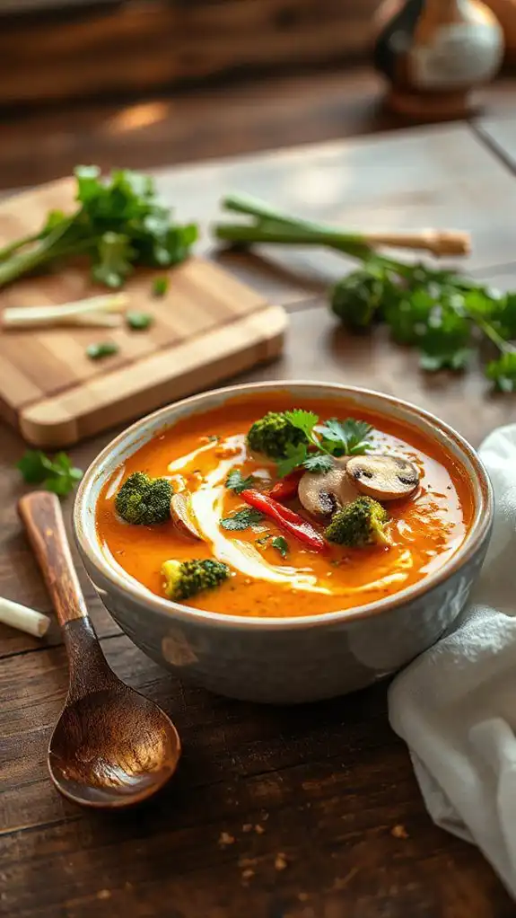 spicy coconut soup recipe