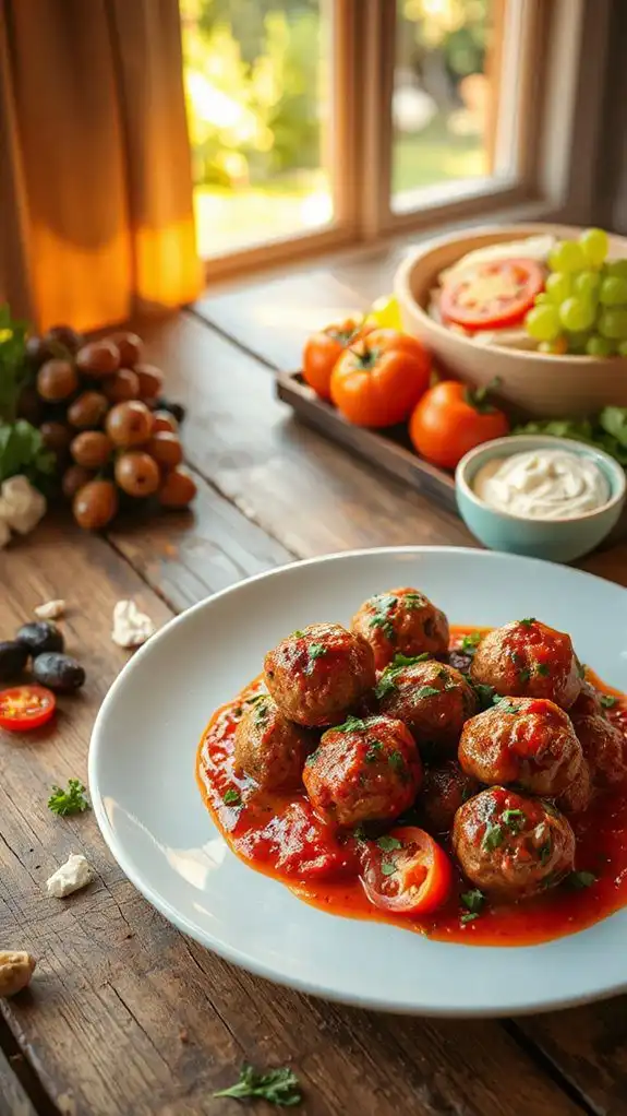 spicy greek meatball recipe