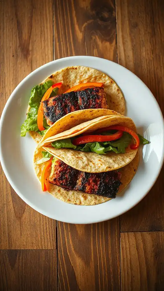 spicy grilled fish tacos