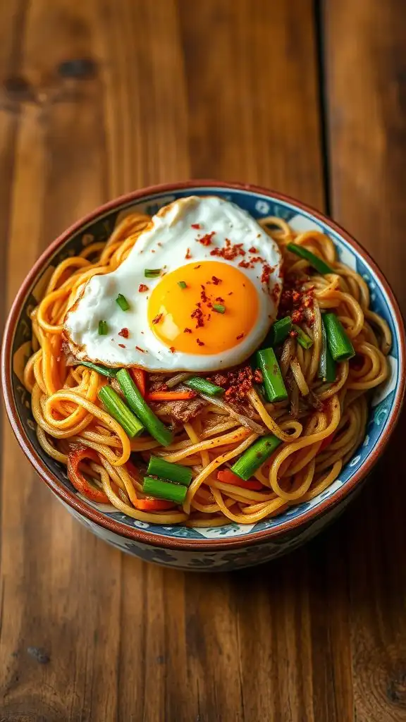spicy indonesian fried noodles