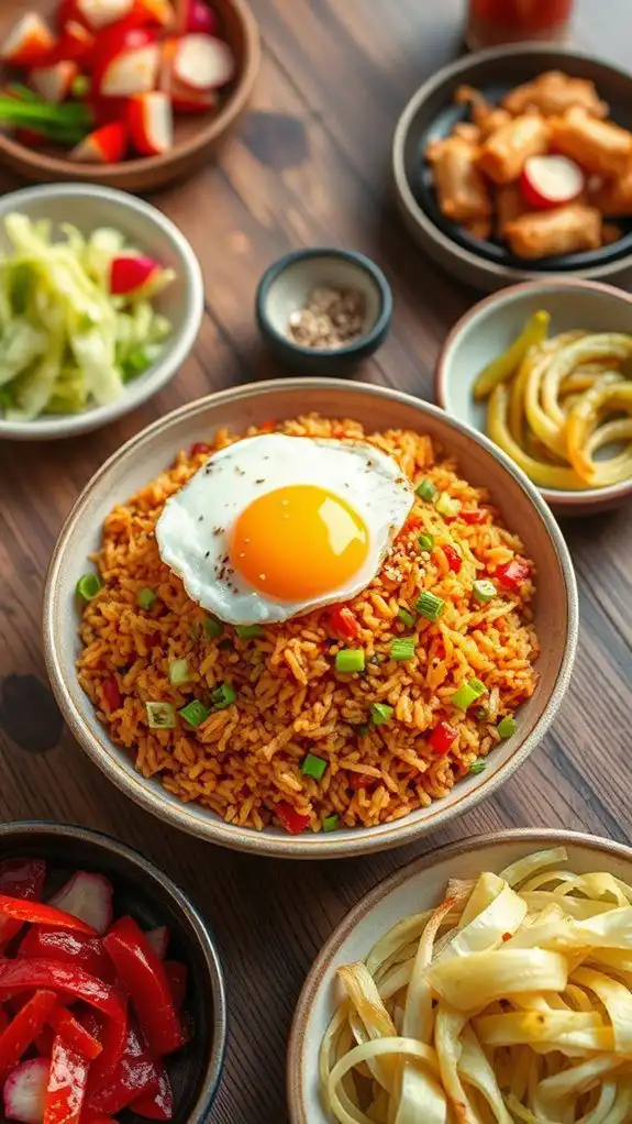 spicy kimchi fried rice