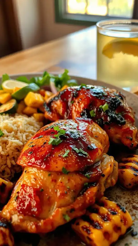 spicy marinated grilled chicken