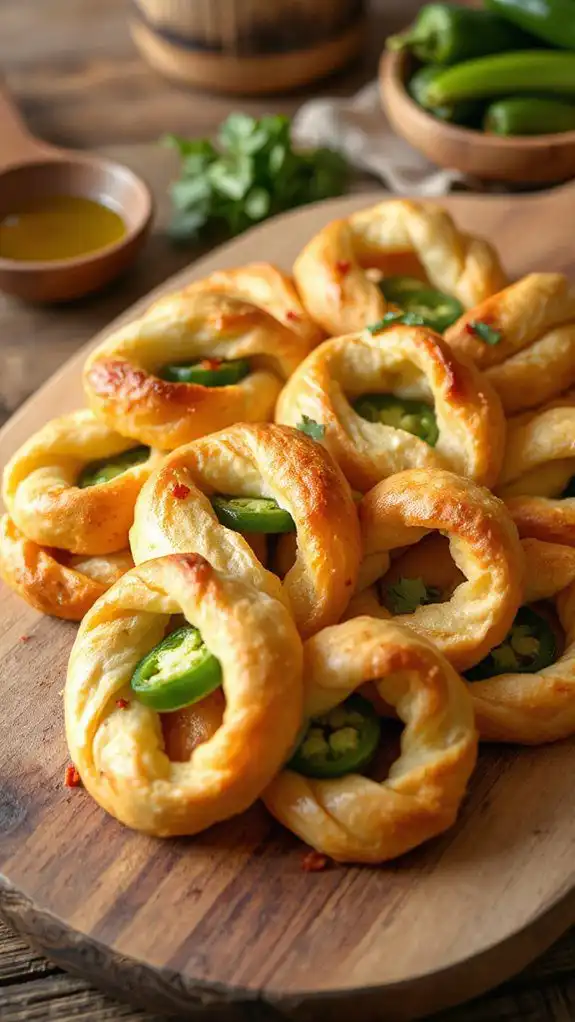 spicy mozzarella jalape o snack