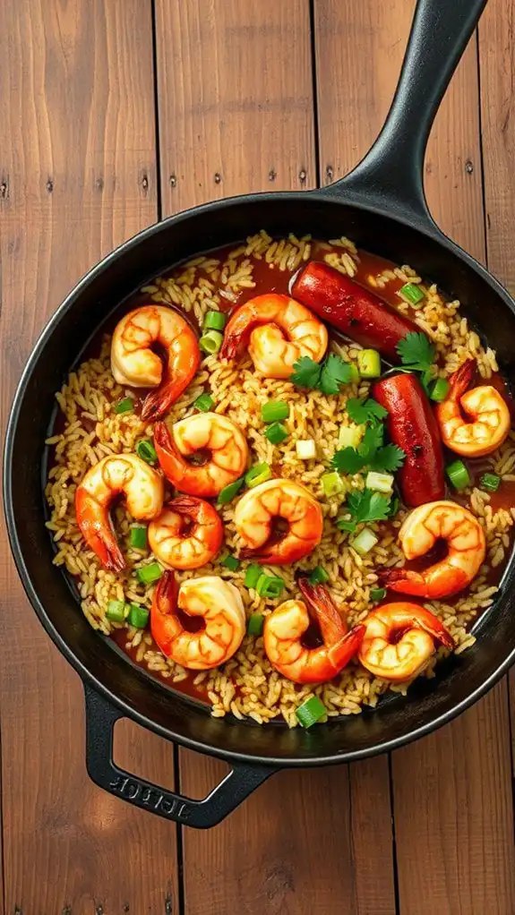 spicy rice and meat