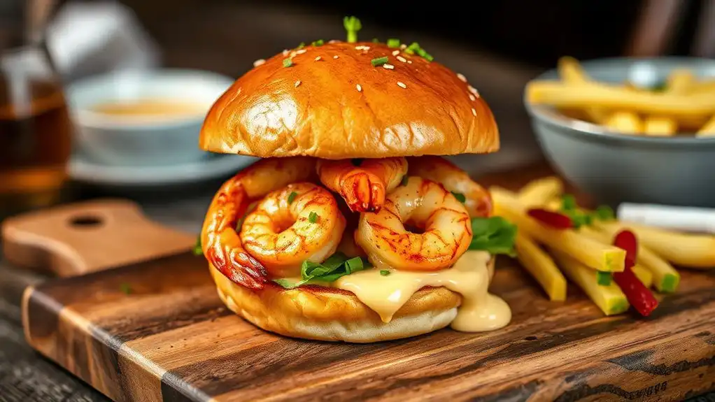 spicy shrimp burger recipe