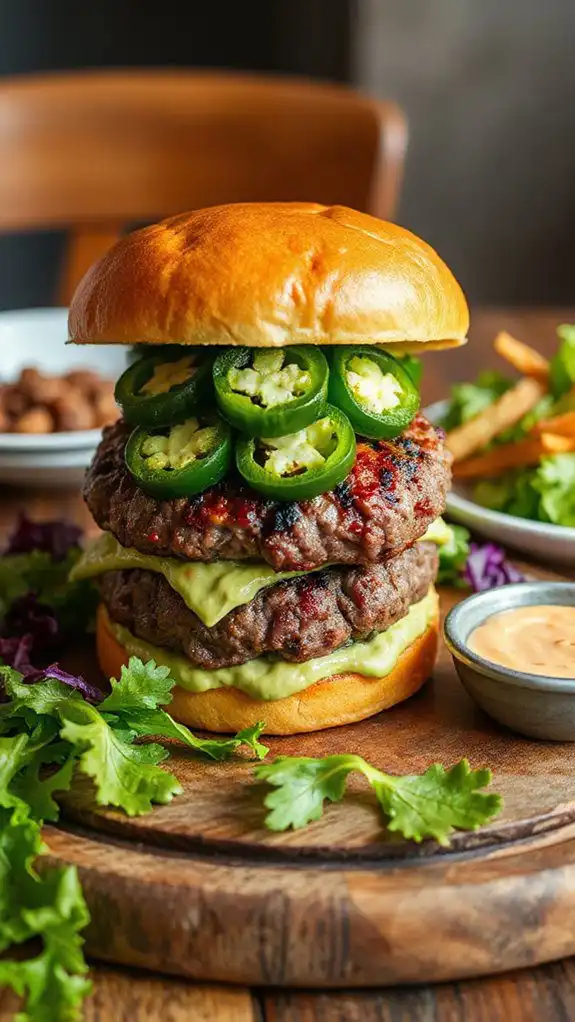 spicy southwest burger delight