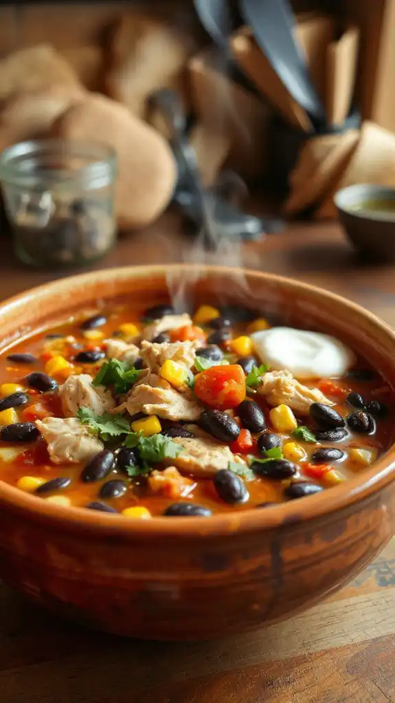 spicy southwest chicken soup