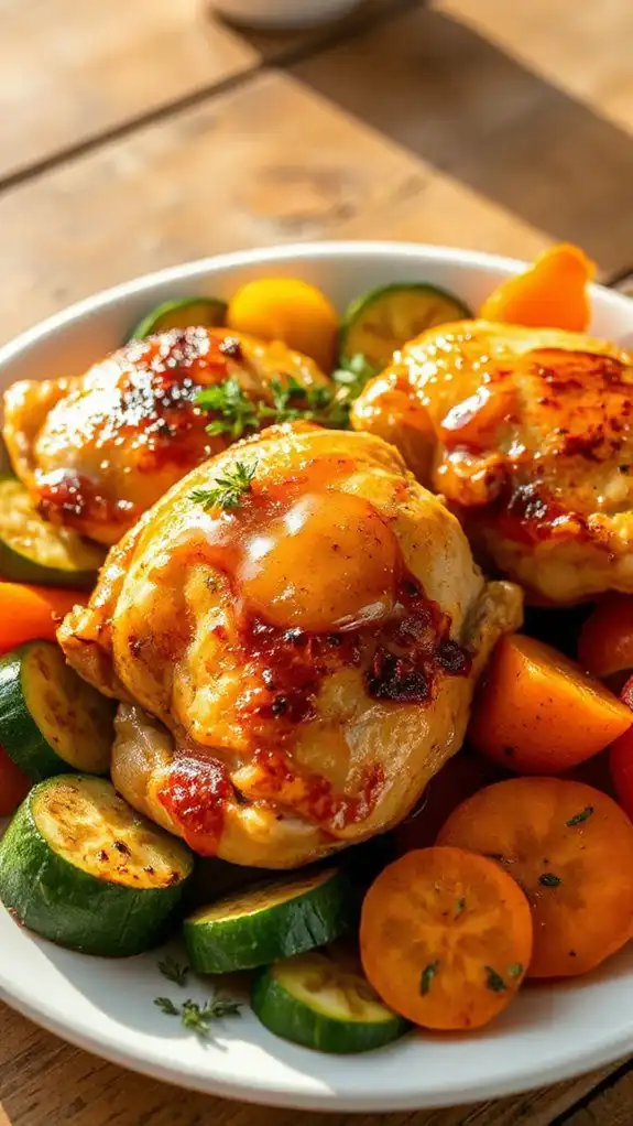 spicy sweet baked chicken