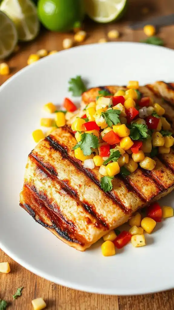 spicy swordfish with relish