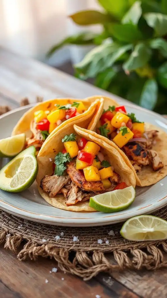 spicy tacos with mango spicy tacos with mango