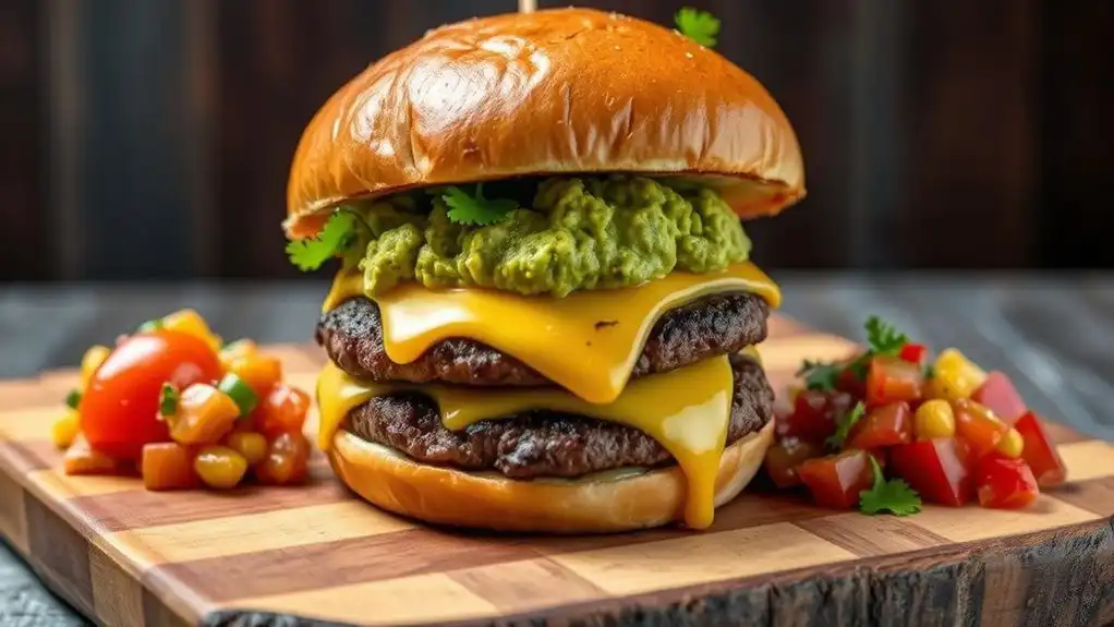 spicy tex mex burger delight