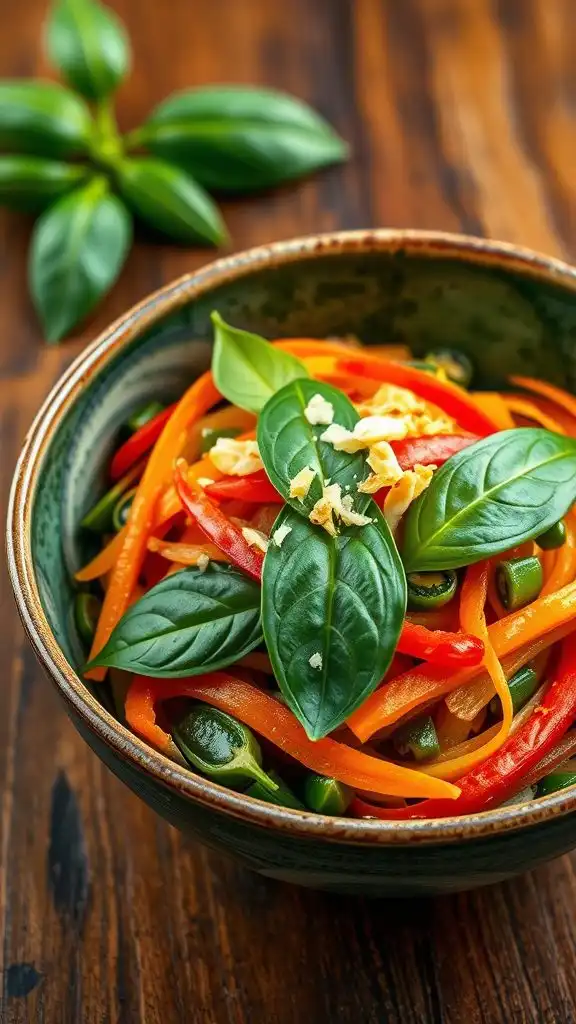 spicy thai basil dish