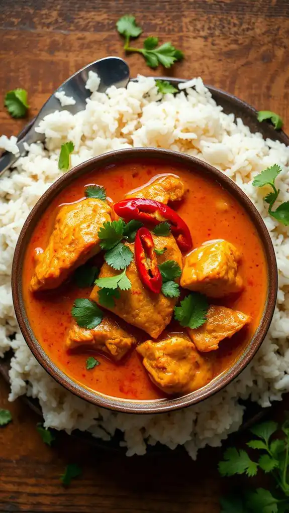 spicy thai chicken dish