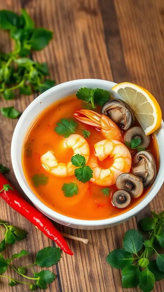 spicy thai seafood soup