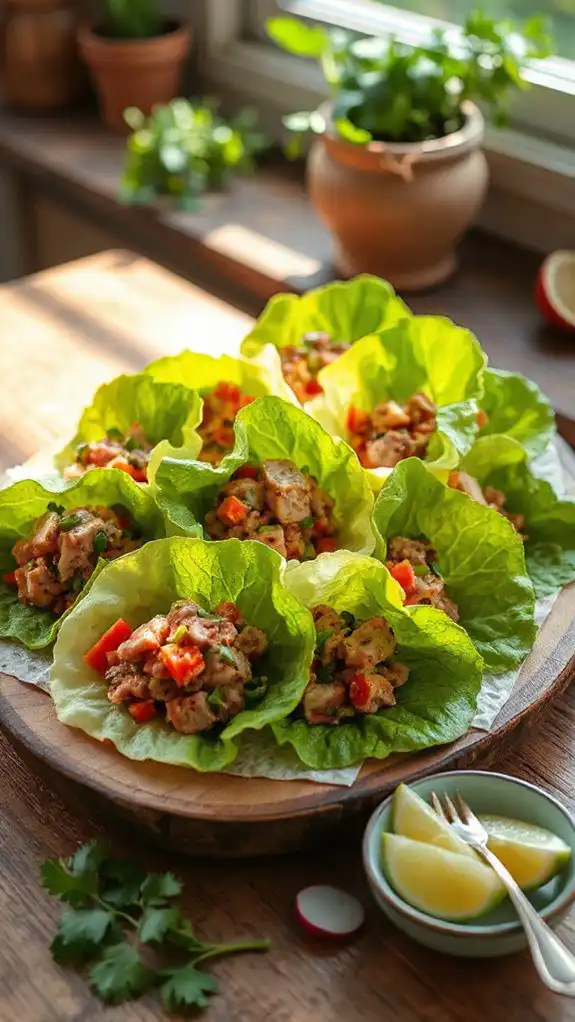 spicy tuna salad wraps