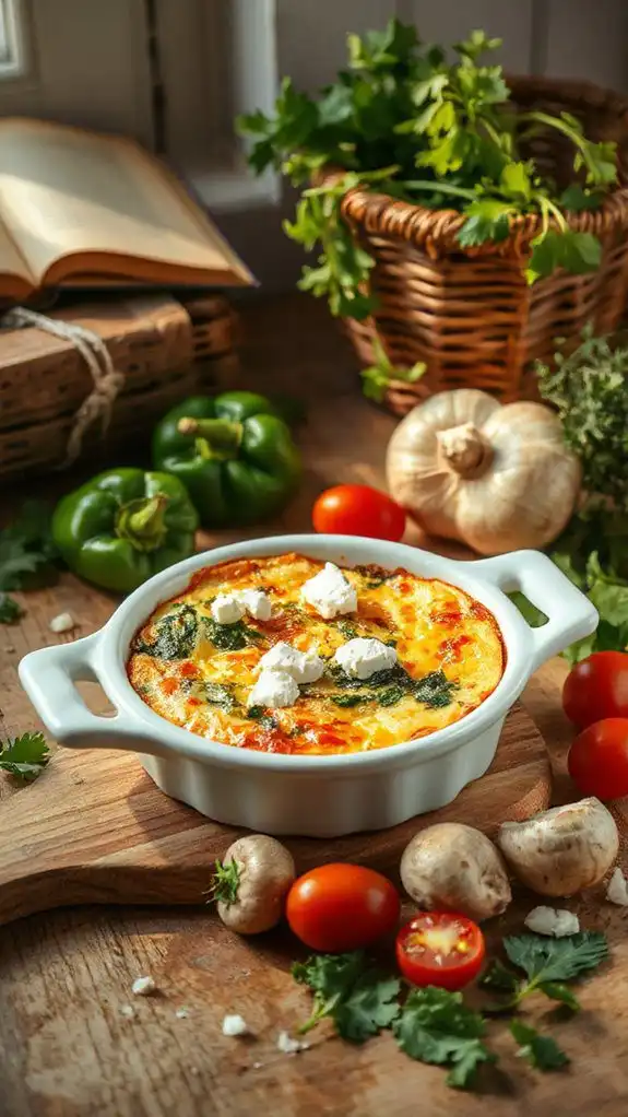 spinach and feta breakfast casserole