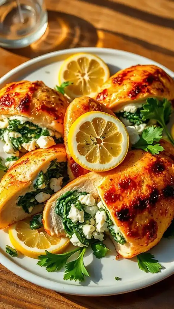 spinach and feta chicken