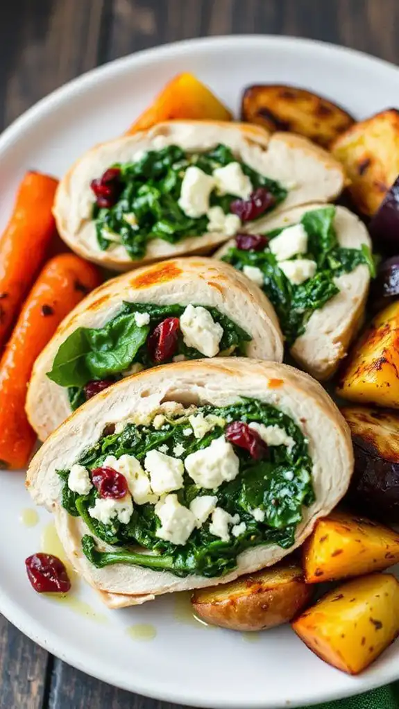 spinach and feta chicken