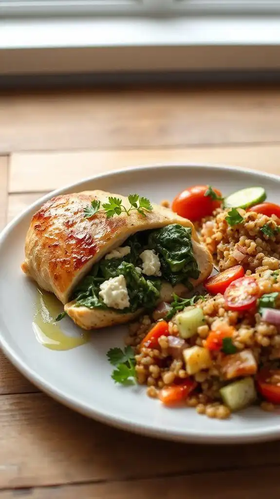 spinach and feta chicken recipe spinach and feta chicken recipe