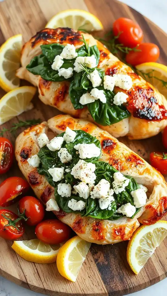 spinach and feta filling