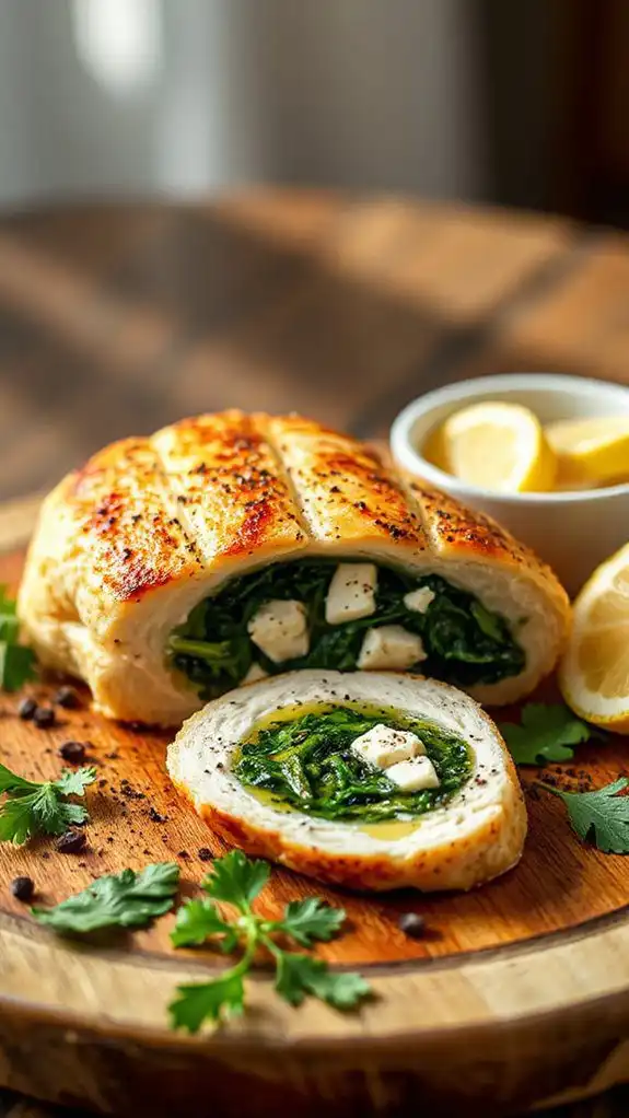 spinach and feta filling