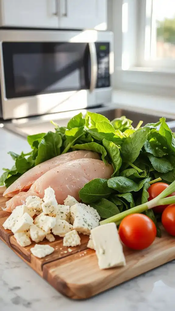 spinach and feta filling