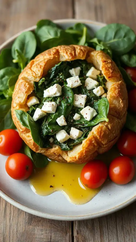 spinach and feta potatoes spinach and feta potatoes