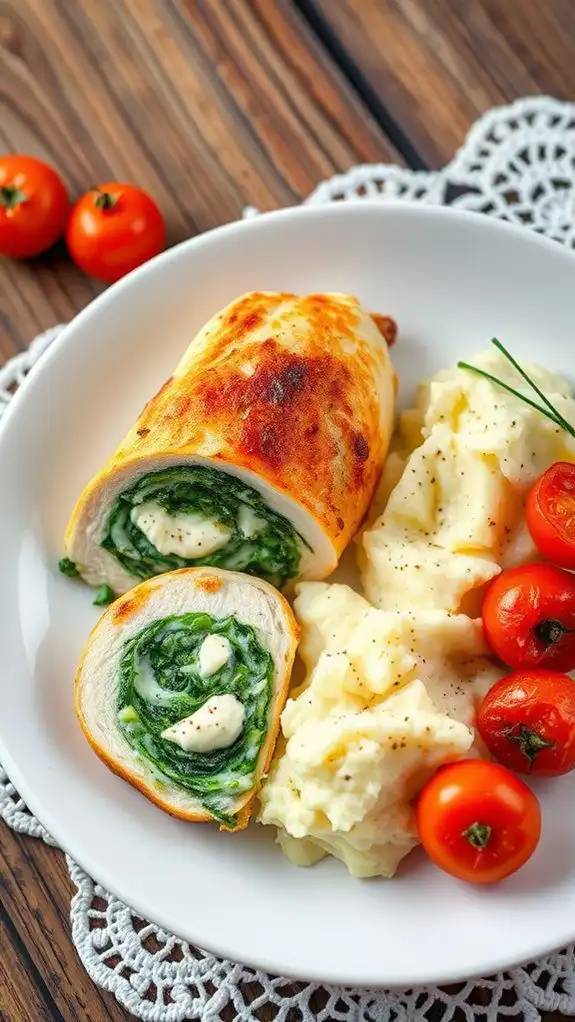 spinach and ricotta chicken spinach and ricotta chicken