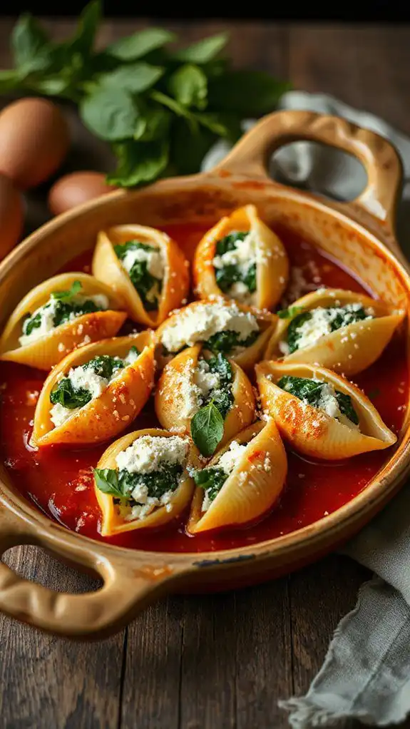 spinach and ricotta filling