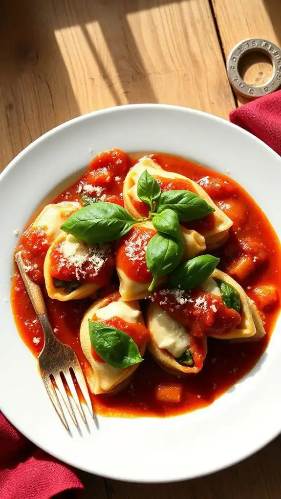 spinach and ricotta shells spinach and ricotta shells