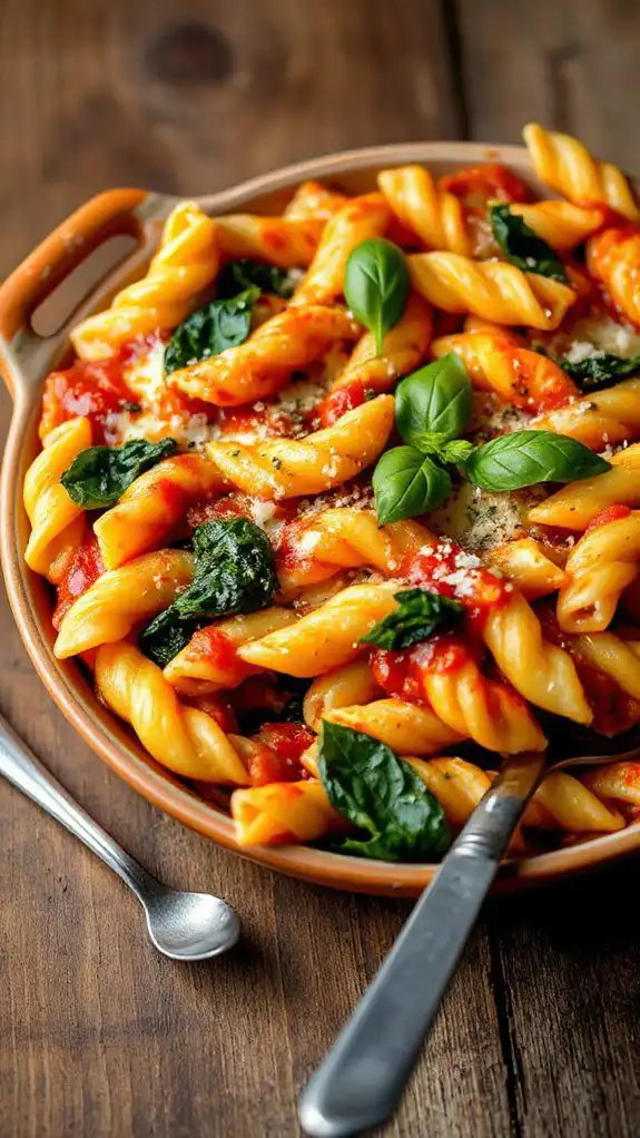 spinach and ricotta ziti spinach and ricotta ziti