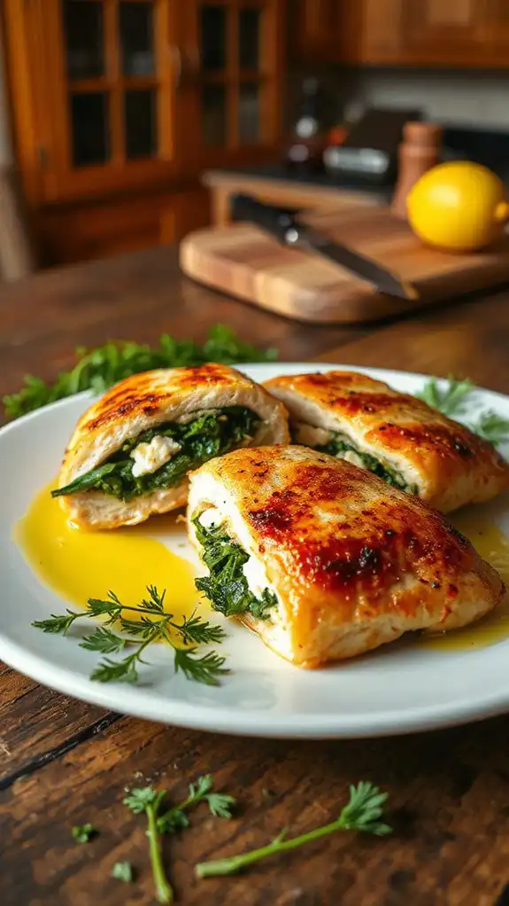 spinach feta chicken breast recipe