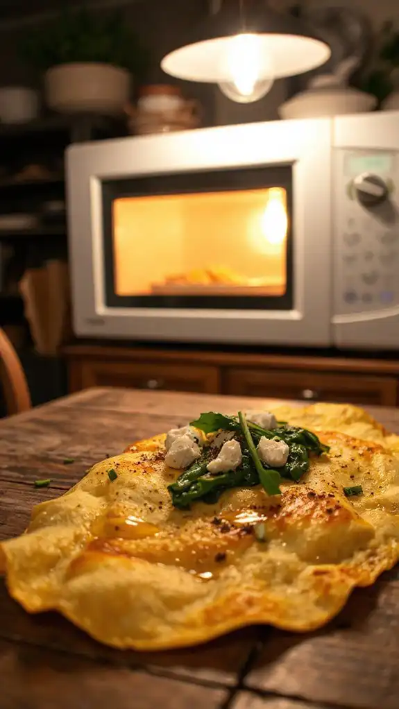 spinach feta omelette recipe