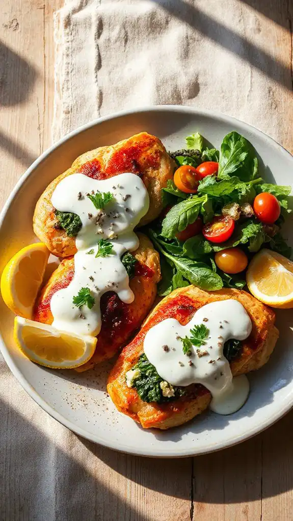 spinach feta stuffed chicken spinach feta stuffed chicken