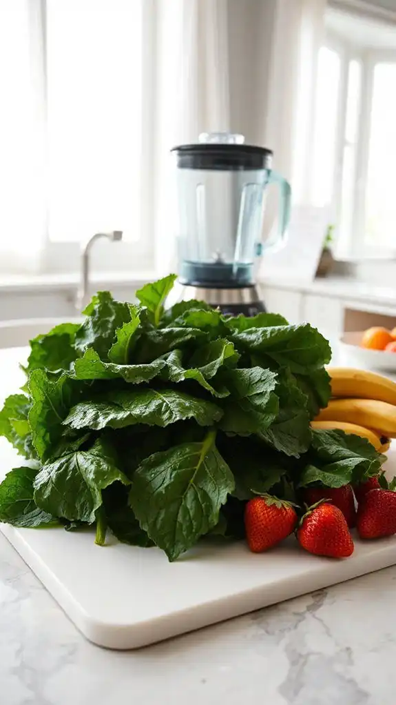 spinach or kale smoothies