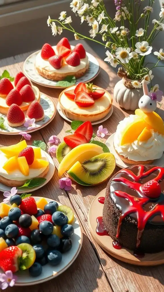 spring fruit easter desserts