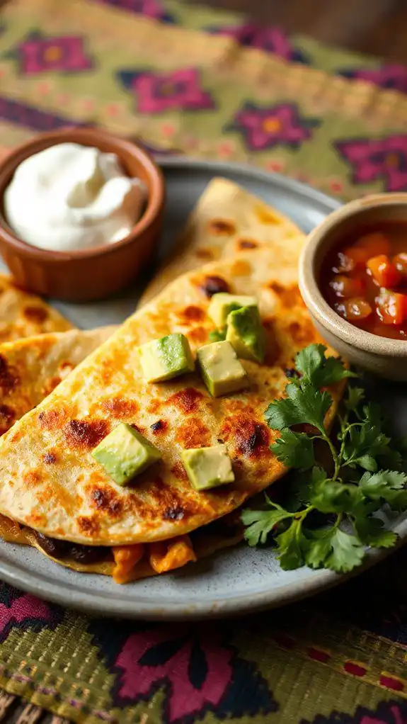 squash and bean quesadilla squash and bean quesadilla