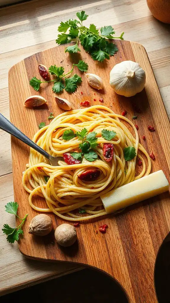 stale spaghetti garlic oil stale spaghetti garlic oil