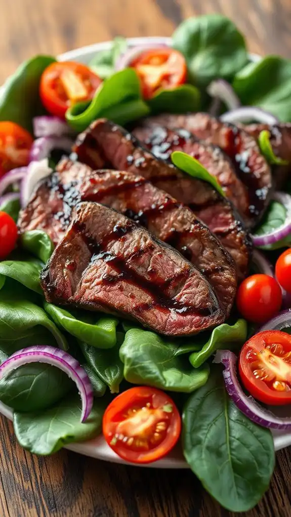 steak spinach salad recipe steak spinach salad recipe