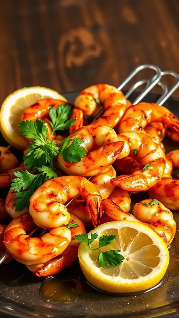 storing leftover shrimp skewers