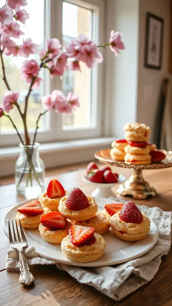 strawberry almond dessert treat