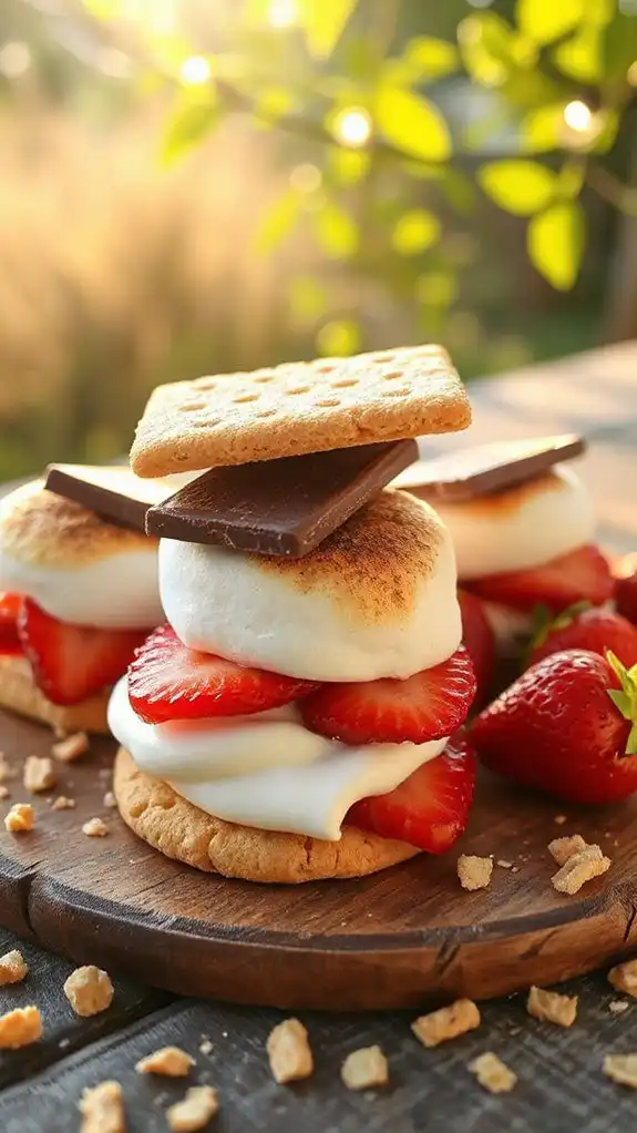 strawberry cheesecake dessert treat