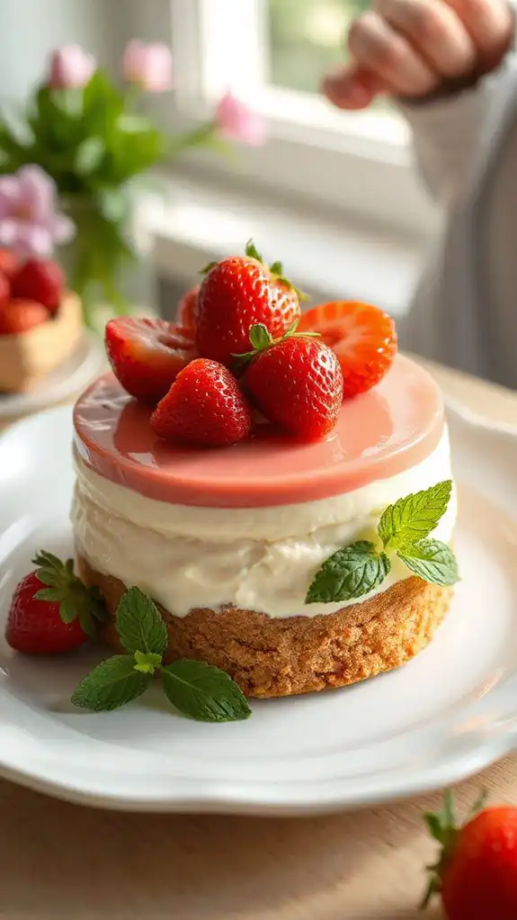 strawberry cheesecake flavored jello