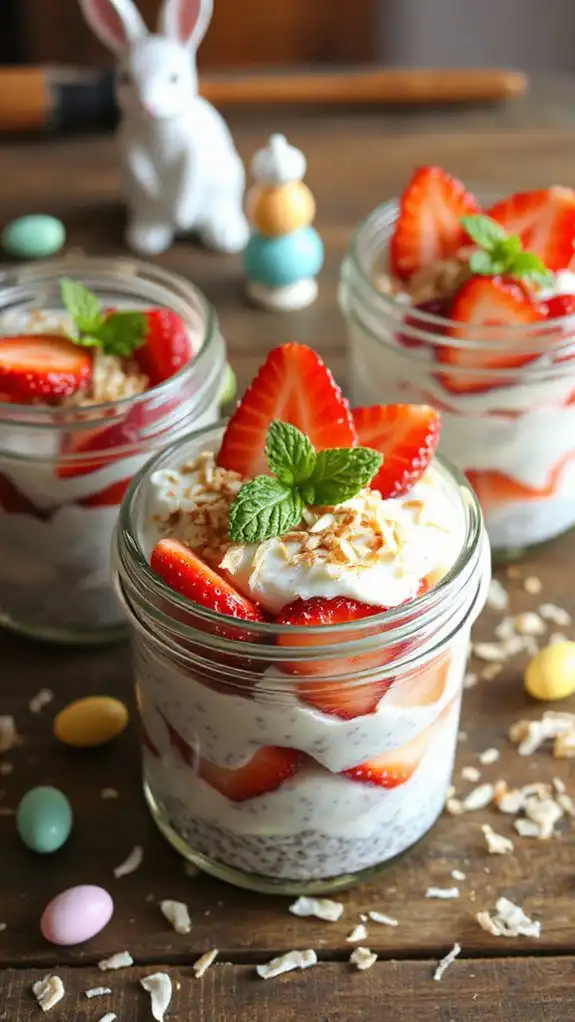 strawberry coconut chia delight