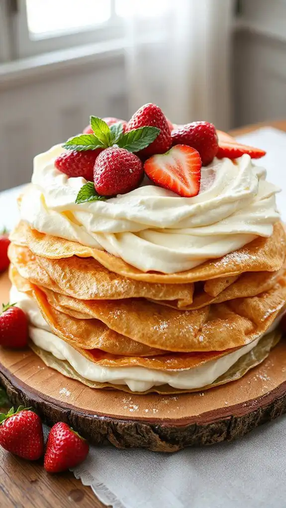 strawberry cream layered dessert strawberry cream layered dessert
