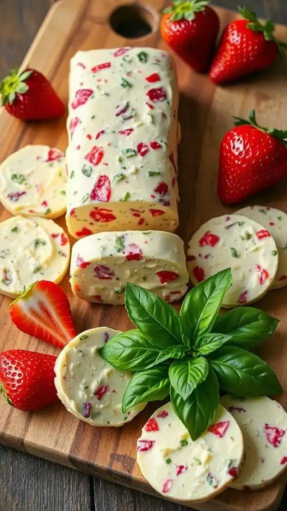 strawberry flavored herb butter strawberry flavored herb butter