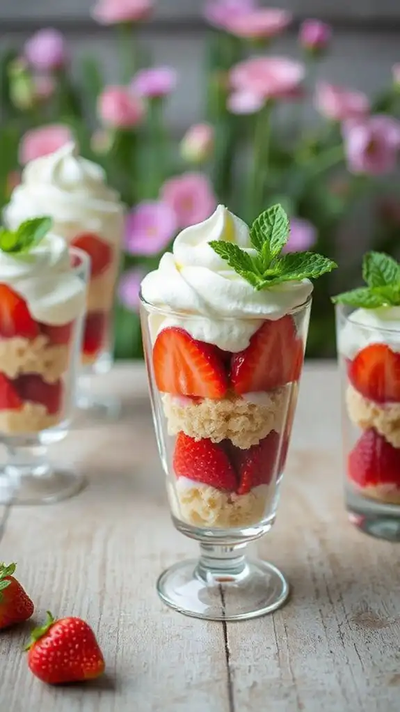 strawberry shortcake dessert layers