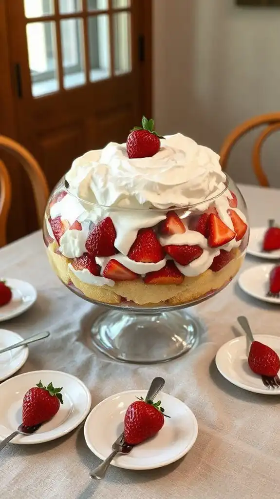 strawberry shortcake punch bowl