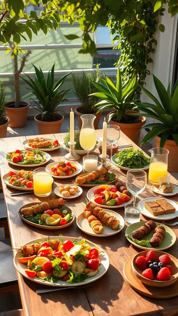 stress free summer dinner ideas