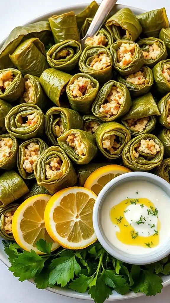 stuffed grape leaves recipe